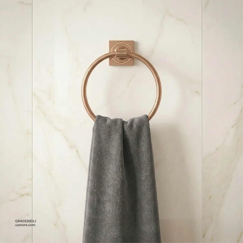 Uzstore GROHE Allure Towel ring , 40339DL1 , brushed warm sunset  GR40339DL1-03.webp