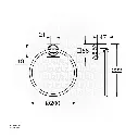 Uzstore GROHE Allure Towel ring , 40339DL1 , brushed warm sunset  GR40339DL1-02.webp