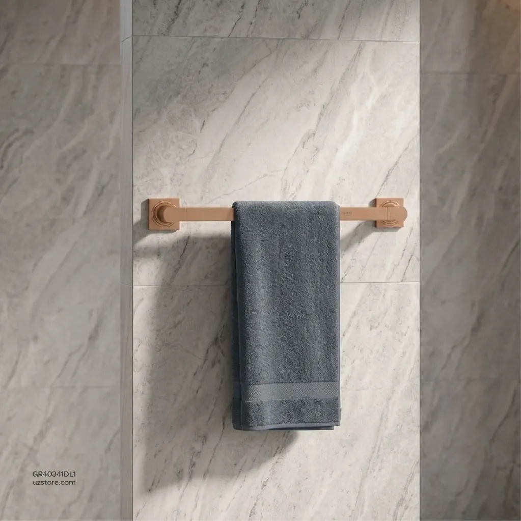 Uzstore  GROHE Allure Towel holder , 40341DL1 , brushed warm sunset GR40341DL1-03.webp