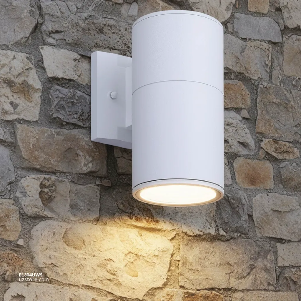 Uzstore  KNVIX - Wall Outdoor Light - GU10, 65×112×125mm, Aluminum+Glass, white 044-1 65 GU10 E1304UWS-03.webp