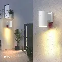 Uzstore  KNVIX - Wall Outdoor Light - GU10, 65×112×125mm, Aluminum+Glass, white 044-1 65 GU10 E1304UWS-05.webp