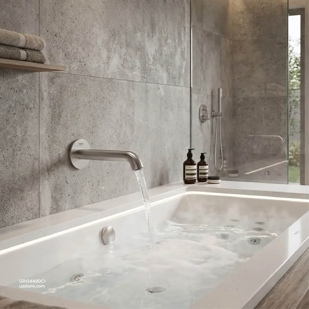 Uzstore GROHE Essence Bath spout , 13449DC1 , supersteel GR13449DC1-04.webp