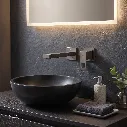 Uzstore GROHE Eurocube 2-hole basin mixer M-Size , 23447AL0 , brushed hard graphite GR23447AL0-03.webp