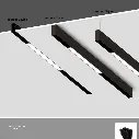 Uzstore Magnet Track lamp(48V) 14.4W  410055 3000K (30 cm) E1227-14.4BW-30-04.webp