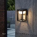 Uzstore OPTARA Outdoor Wall Light - 5WW, 3000-3500K, Aluminum+PC (UV Protected), Matt Black SH-W21015TPC  E1305BCW-S-05.webp