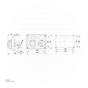 GEWISS Interlocked Socket Horizontal 32A 5PIN IP44(GW66020)