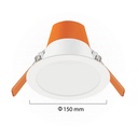 6500K 6'' OSRAM COMFO DOWNLIGHT 19W, 1750LM, 30000 HRS - NON DIMMABLE - IP20