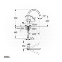 GROHE BauLoop Single-lever sink mixer 1/2" , 31368000 , chrome