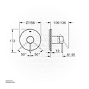 GROHE Essence Single-lever shower mixer , 24057AL1 , brushed hard graphite