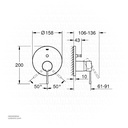 GROHE Essence Single-lever mixer with 2-way diverter , 24058DA1 , warm sunset