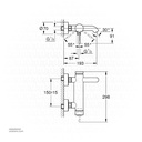 GROHE Essence Single-lever bath mixer 1/2" , 25250001 , chrome