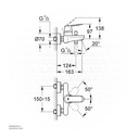 GROHE Eurocosmo Single-lever bath mixer 1/2" , 32831GL0 ,  Cool Sunrise