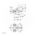 GROHE Eurosmart Single-lever bath mixer 1/2" , 25243003 , chrome