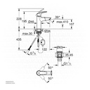 GROHE Eurosmart Single-lever basin mixer 1/2"
M-Size , 23976003 , chrome