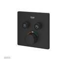 GROHE Grohtherm SmartControl Safety mixer for concealed installation with 2 valves , 102166KF00 , phantom black