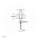 GROHE Lead-through for pull-out showers , 27151000 , chrome