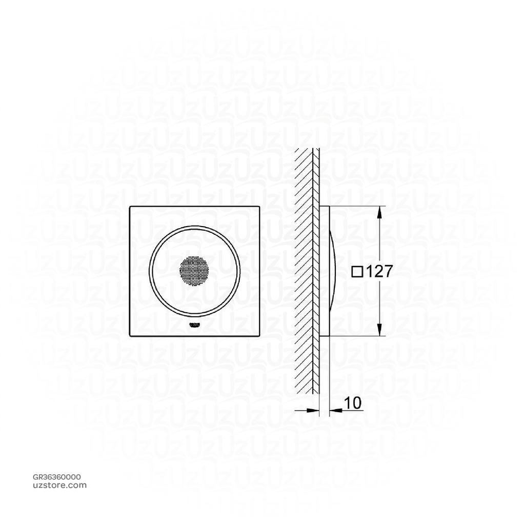 GROHE Rainshower F-Series Sound set , 36360000 , chrome