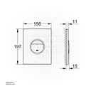 GROHE Nova Cosmopolitan Wall plate , 38765KF0 , phantom black