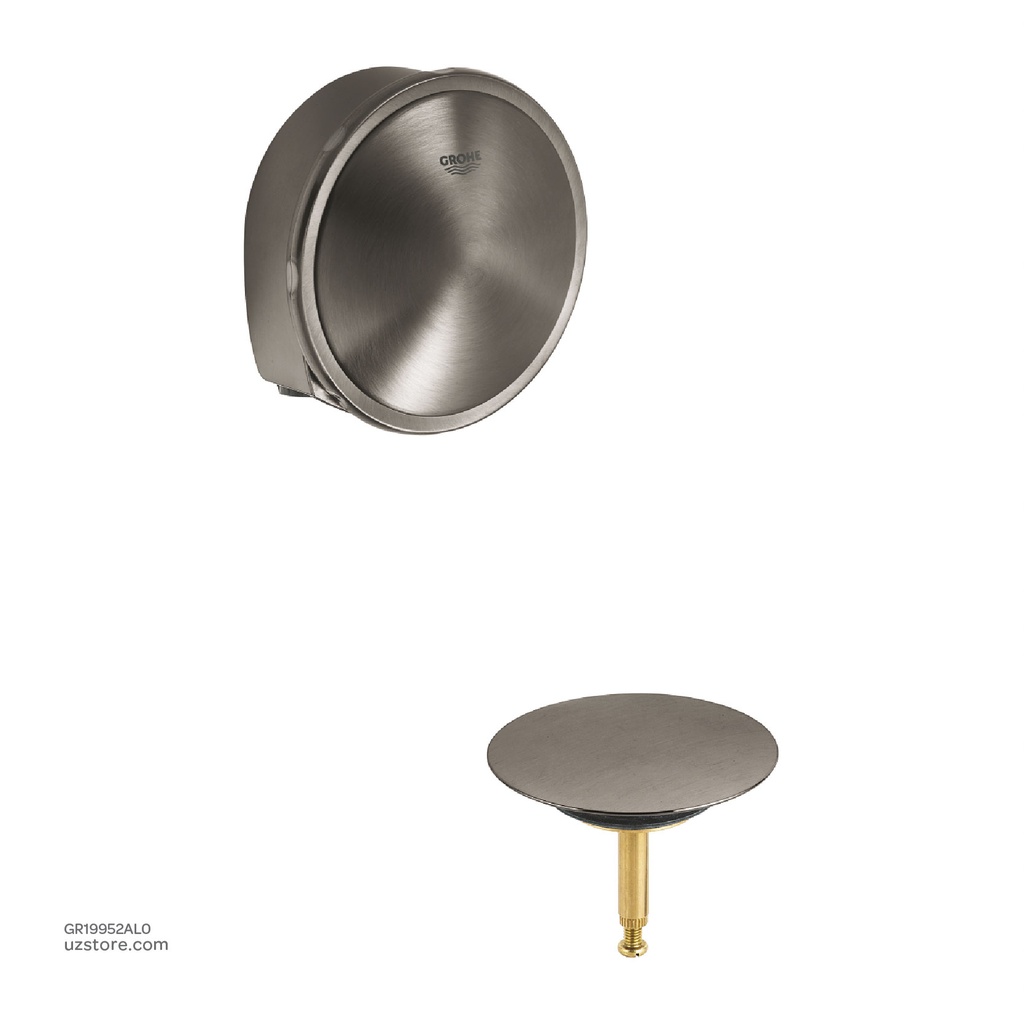 GROHE Talentofill Inlet , pop-up and waste-system , 19952AL0 , brushed hard graphite