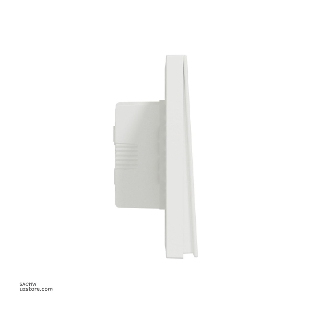 1 gang switch 3*3 1way Schneider Avatar On C White