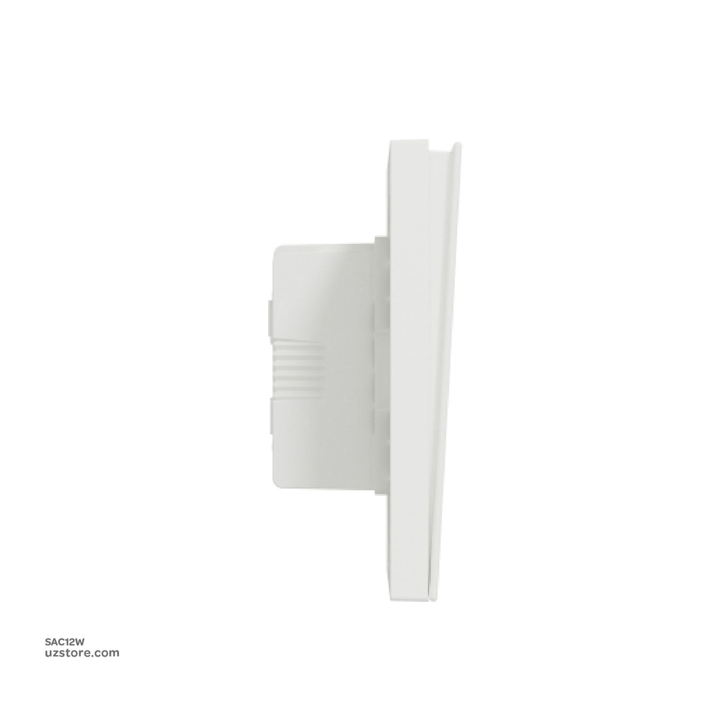 2 gang switch 3*3 1way Schneider Avatar On C White