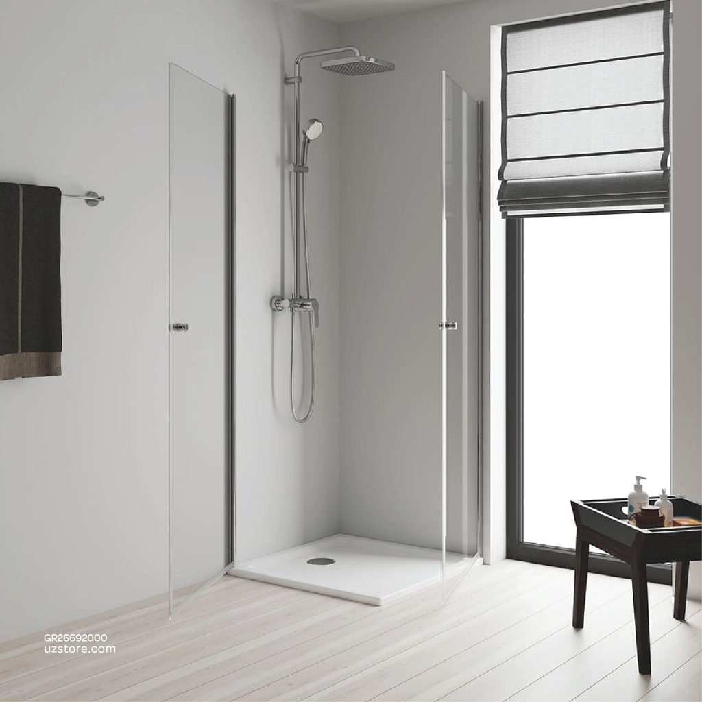 GROHE Tempesta Cosmopolitan System 250 Cube Shower system with single lever mixer for wall mounting , 26692000 , chrome