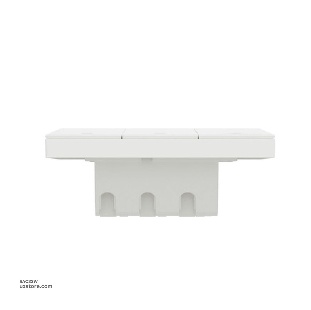 3 gang switch 3*3 2way Schneider Avatar On C White