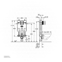 GROHE Uniset 2-in-1 set for WC , 38825000 , chrome