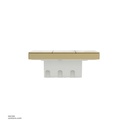 3 gang switch 3*3 1way Schneider Avatar On C Wine Gold