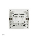 4 gang switch 3*3 1way Schneider Avatar On C Wine Gold