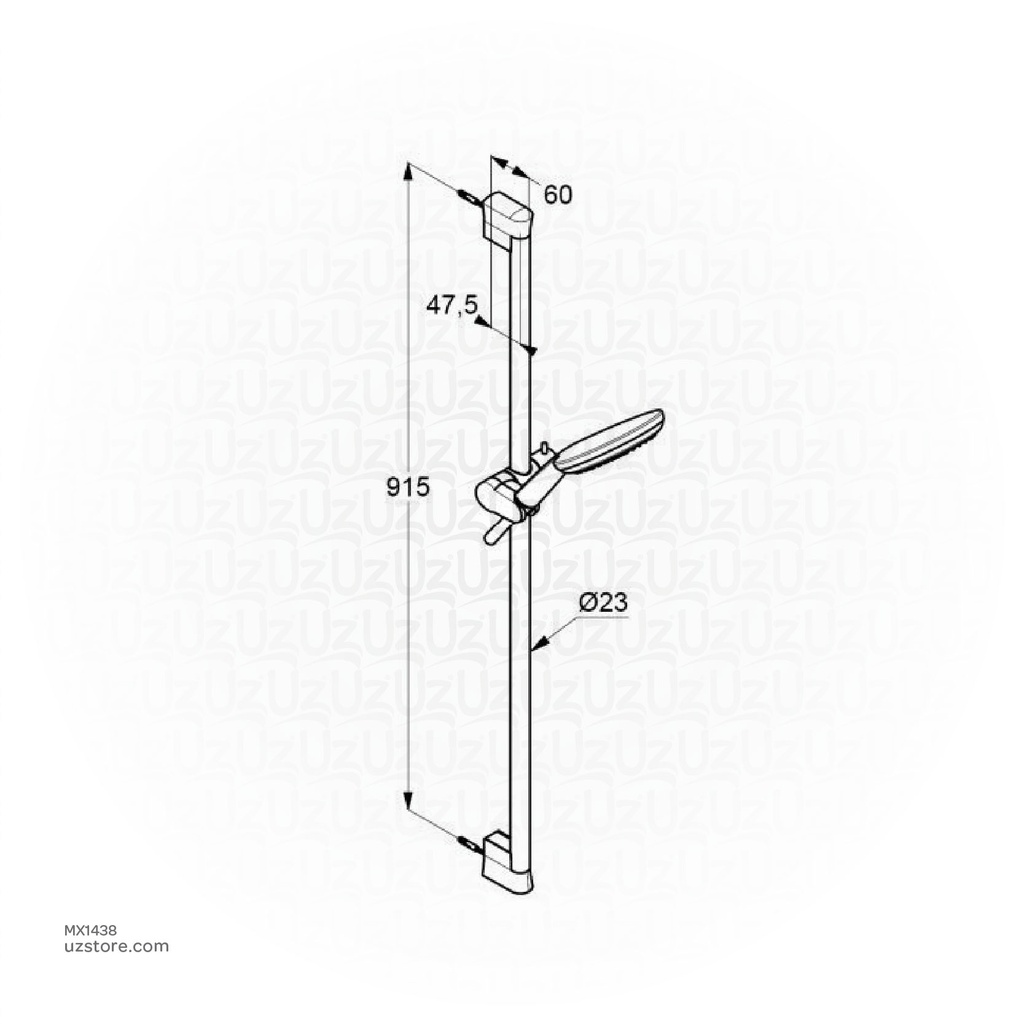 KLUDI RAK Freshline Shower Set 3S DN 15, RAK6793005-00