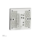 1 gang switch 3*3 2way Schneider Avatar On C Dark Grey