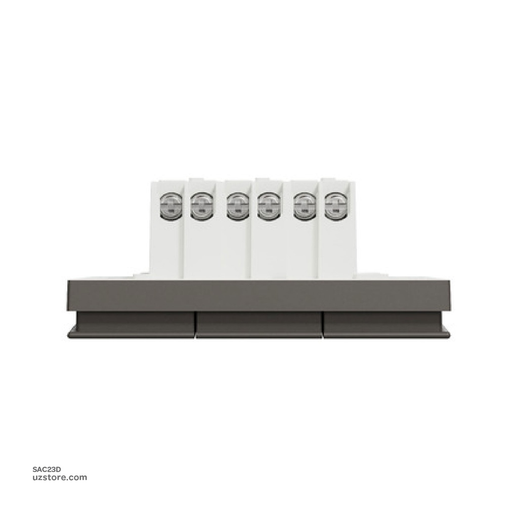 3 gang switch 3*3 2way Schneider Avatar On C Dark Grey