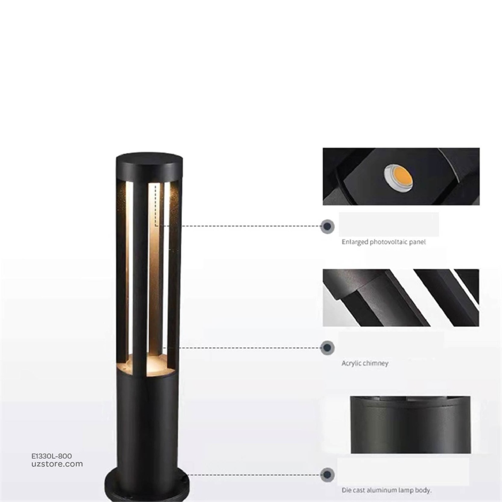 LED Lawn Light GRAY DFC-1021/800H 10W*1