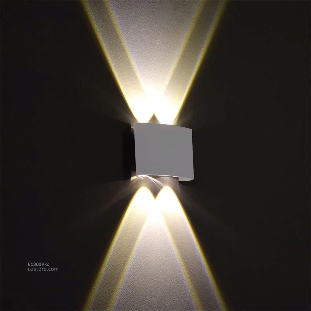 LED Outdoor Wall light 038  4*3W WW Silver  AC85V-265V 