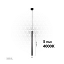 LED Hanging Tube light  Ø30*H400  5W  4000K