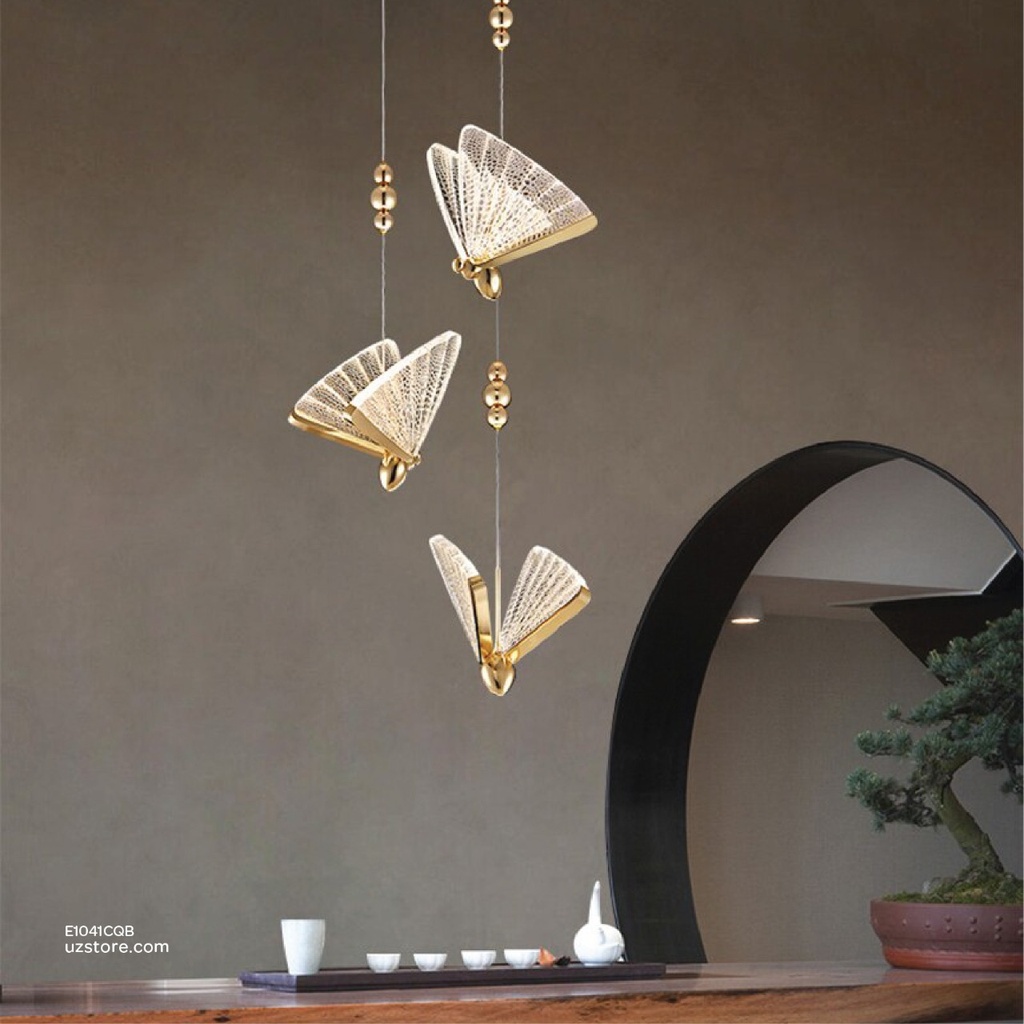 Chandelier 9485/1 gold material large Big  8W