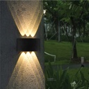 LED Outdoor Wall LIGHT JKF813C-3 6*3W WW BLACK