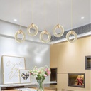Chandelier 9399/5 GD   2 COLOR   crystal 75*10*100 30W