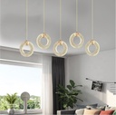 Chandelier 9399/5 GD   2 COLOR   crystal 75*10*100 30W