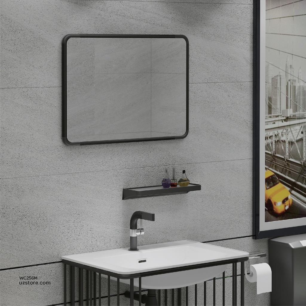 Mirror With Black Frame KZA-2133065M 650*25*550