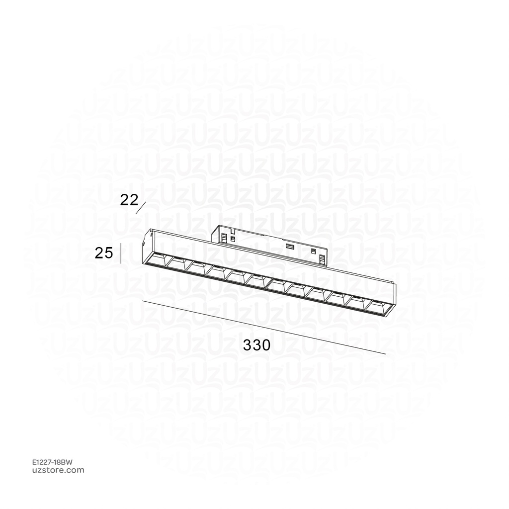 Magnet Track lamp(48V) 18W  410058