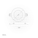 OPPLE LED Down Light Ecomax II Slim RC-HPF ESII R150 12W , 4000K-WH Natural White 