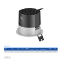 OPPLE LED Down light Rc-BY R75 5W-5700-BK , 5700K Day Light , 540001391800