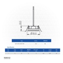 OPPLE LED Down light Rc-UA R75-7W , 4000K Natural White , 540001357900