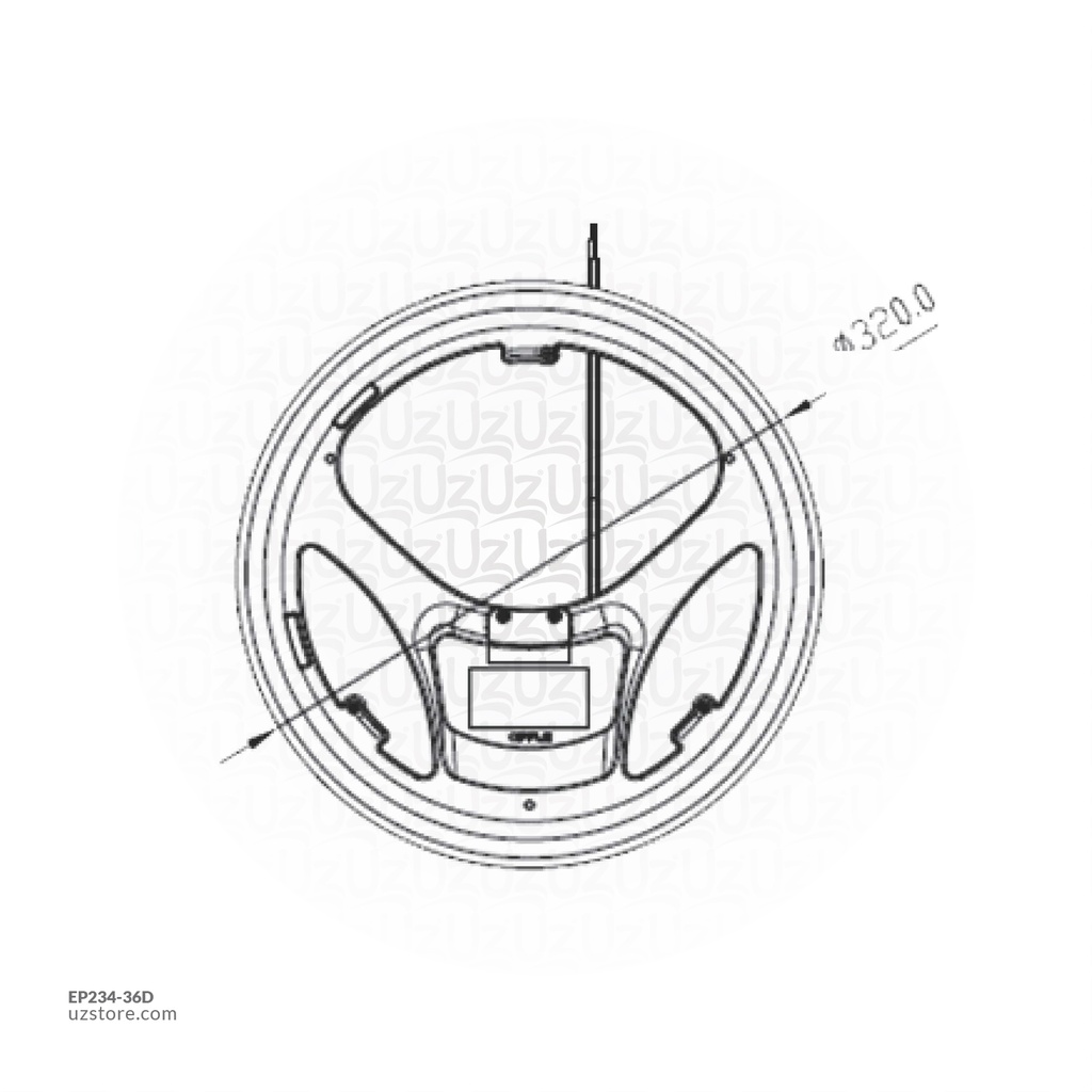 OPPLE LED EcoMax Ceiling Module 36W, 5700K Daylight 805001003310