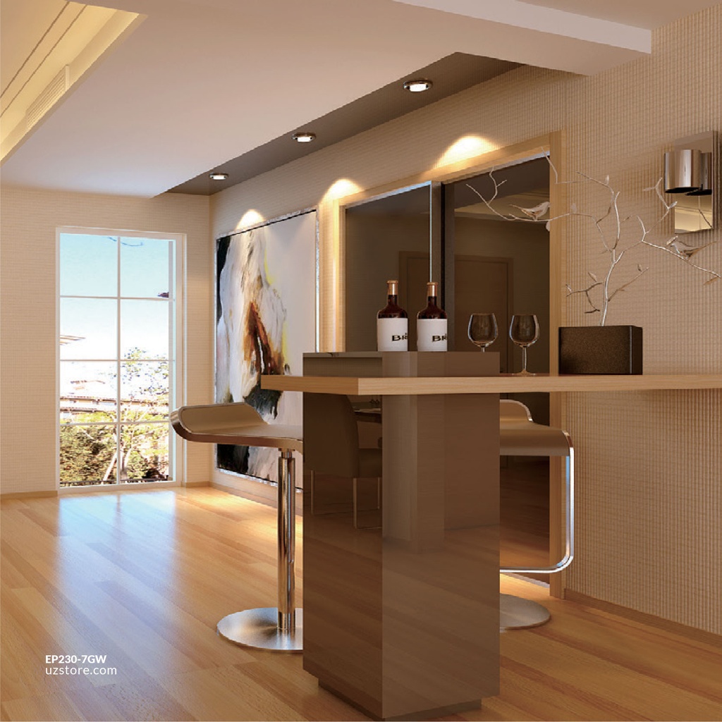 OPPLE LED Spotlight RA-HS R70-7W-3000-GD-GP , 3000K Warm White 