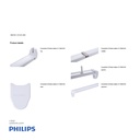 PHILIPS 2Ft Single LED T8 Batten BN010C 1*10W 1xTLED L600 EN 
