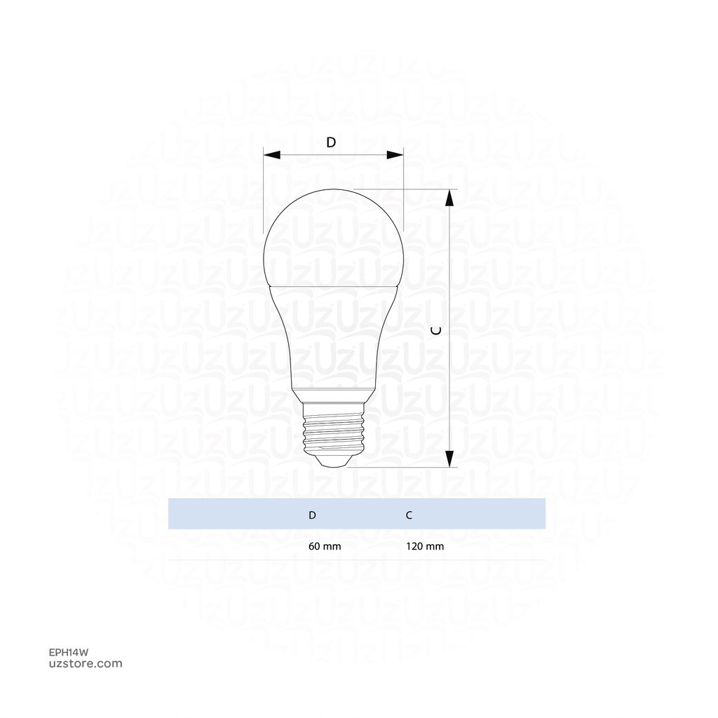 PHILIPS Essential LED Lamp Bulb E27 14W , 3000K Warm White 929002299668