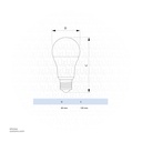 PHILIPS Essential LED Lamp Bulb E27 14W , 3000K Warm White 929002299668